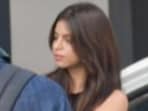 Navya Naveli Nanda, Agastya Nanda and Suhana Khan at Kalina airport. 