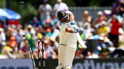 Rohit Sharma had a disastrous Test himself, scoring 5 and 0 (Reuters)