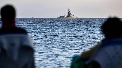 An Israeli navy missile boat patrols in the Red Sea off the coast of Israel's southern port city of Eliat. (AFP) An Israeli navy missile boat patrols in the Red Sea off the coast of Israel's southern port city of Eliat. (AFP)