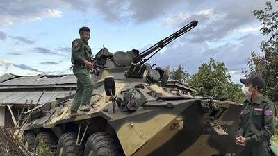 Myanmar's military has been battling coordinated rebel attacks in the north.