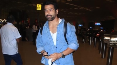 TV actor Rithvik Dhanjani was seen in a denim on denim look at the Mumbai airport. He also took to his Instagram to share a selfie from his flight and simply wrote in caption: “Hello”. TV actor Rithvik Dhanjani was seen in a denim on denim look at the Mumbai airport. He also took to his Instagram to share a selfie from his flight and simply wrote in caption: “Hello”.