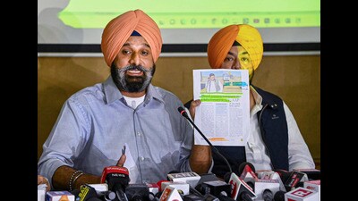 SAD leader Bikram Singh Majithia. (PTI)