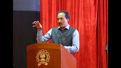 Shreedhara panicker Somanatjh Chairman of the Indian space research organization attending For Lecture a three-day Techfest festival of Technology at Mumbai IIT,Techfest IIT Bombay is Asia's Largest Science and Technology festival on Thursday. ( Praful Gangurde / HT Photo ) Shreedhara panicker Somanatjh Chairman of the Indian space research organization attending For Lecture a three-day Techfest festival of Technology at Mumbai IIT,Techfest IIT Bombay is Asia's Largest Science and Technology festival on Thursday. ( Praful Gangurde / HT Photo )