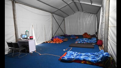 The shelters are located at Sector 9, outside the Post Graduate Institute of Medical Education and Research (PGIMER), GMSH 16, Sector 17, Sector 20 C, Sector 22, Sector 29, Sector 34, GMCH 32 and Sector 43 in Chandigarh. (Ravi Kumar/HT) The shelters are located at Sector 9, outside the Post Graduate Institute of Medical Education and Research (PGIMER), GMSH 16, Sector 17, Sector 20 C, Sector 22, Sector 29, Sector 34, GMCH 32 and Sector 43 in Chandigarh. (Ravi Kumar/HT)