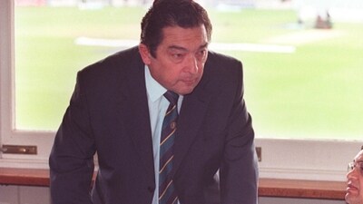 Dr Ali Bacher in the Long Room at Lords Cricket Ground in London. (PA Images via Getty Images)