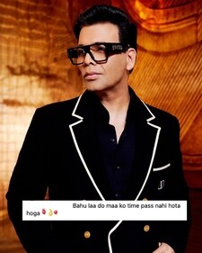 A screenshot of the comment that set off Karan Johar (Instagram) A screenshot of the comment that set off Karan Johar (Instagram)