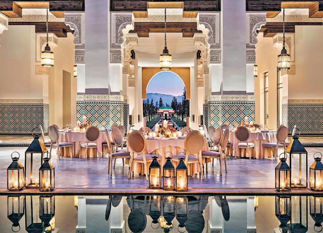 The Oberoi Marrakech is a triumph for the group with its huge rooms and gorgeous gardens. The Oberoi Marrakech is a triumph for the group with its huge rooms and gorgeous gardens.