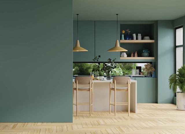 Walls in black, white, creams and browns create a calming blur so other objects can stand out. (Shutterstock) Walls in black, white, creams and browns create a calming blur so other objects can stand out. (Shutterstock)