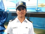 Sub Lt Anjali Mohapatra in the women sailors’ mess. HT Photo Sub Lt Anjali Mohapatra in the women sailors’ mess. HT Photo