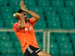 Avesh Khan during a practice session Avesh Khan during a practice session