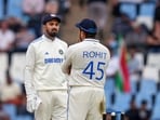 India's skipper Rohit Sharma with KL Rahul