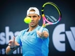 Spain's Rafael Nadal attends a training session ahead of the Brisbane International tennis tournament in Brisbane on December 28, 2023 Spain's Rafael Nadal attends a training session ahead of the Brisbane International tennis tournament in Brisbane on December 28, 2023