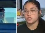 Charles Bass (L) was seen rebuking Shi'Anna Bamba (R) for her driving (@abc15 screenshots)