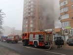 Air Force commander Mykola Oleshchuk wrote on his official Telegram channel that it was “the most massive aerial attack” since Russia's full-scale invasion in February 2022. (AFP) Air Force commander Mykola Oleshchuk wrote on his official Telegram channel that it was “the most massive aerial attack” since Russia's full-scale invasion in February 2022. (AFP)