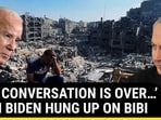 Biden, Netanyahu Spar Over Palestinian Tax Revenue; ‘This Conversation Is Over…’ Biden, Netanyahu Spar Over Palestinian Tax Revenue; ‘This Conversation Is Over…’