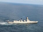 The Indian Navy is proactively committed to securing the sea lanes of communication in the Arabian Sea The Indian Navy is proactively committed to securing the sea lanes of communication in the Arabian Sea