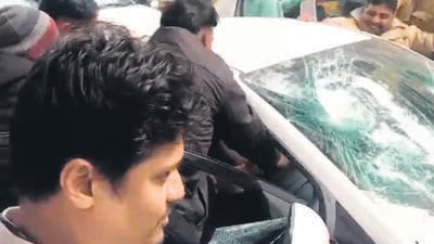 A screen grab of the incident. (HT Photo) A screen grab of the incident. (HT Photo)