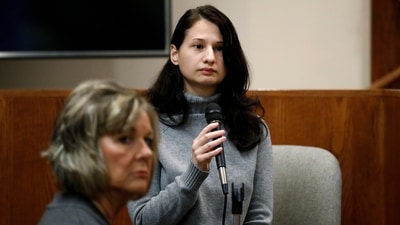 FILE - Gypsy Rose Blanchard takes the stand during the trial of her ex-boyfriend Nicholas Godejohn, Nov. 15, 2018, in Springfield, Mo. (Nathan Papes/The Springfield News-Leader via AP, File) (AP)
