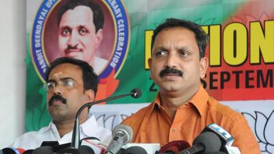 Keral BJP chief K Surendran kicked off “sneha yatra” in Kochi on December 21 by meeting Cardinal George Alencherry, former head of the Syro-Malabar Church, and Archbishop Joseph Kalathiparambil of the Latin Archdiocese of Verapoly. (ANI) Keral BJP chief K Surendran kicked off “sneha yatra” in Kochi on December 21 by meeting Cardinal George Alencherry, former head of the Syro-Malabar Church, and Archbishop Joseph Kalathiparambil of the Latin Archdiocese of Verapoly. (ANI)