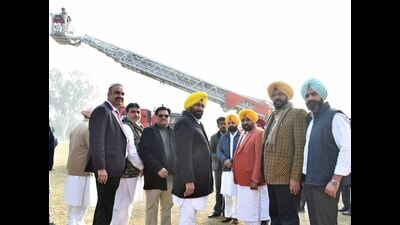 Shot in the arm: Ludhiana fire brigade gets 56-metre turntable ladder
