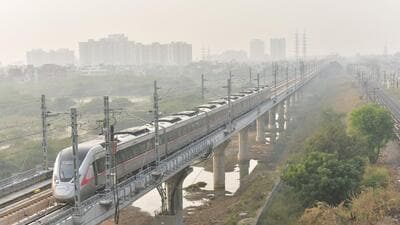 The RRTS project at present has a 17km priority section, operational in Ghaziabad. (HT Photo)