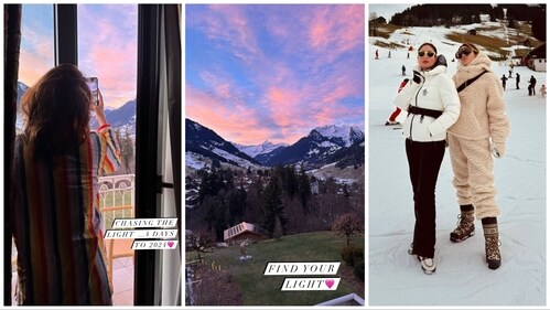 Kareena Kapoor is having a gala time in Switzerland. Kareena Kapoor is having a gala time in Switzerland.