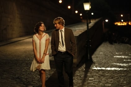 Directed by Woody Allen, this 2011 rom com film starring Owen Wilson and Rachel McAdams this film shows how a screenwriter finds himself mysteriously going back to the 1920s every day at midnight. Directed by Woody Allen, this 2011 rom com film starring Owen Wilson and Rachel McAdams this film shows how a screenwriter finds himself mysteriously going back to the 1920s every day at midnight.