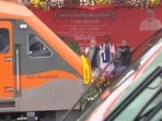 Prime Minister Narendra Modi on Saturday flags off two Amrit Bharat and six Vande Bharat Express trains from the redeveloped Ayodhya Dham Railway Station. Prime Minister Narendra Modi on Saturday flags off two Amrit Bharat and six Vande Bharat Express trains from the redeveloped Ayodhya Dham Railway Station.