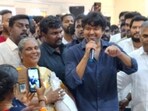 Vijay distributed relief materials to families.
