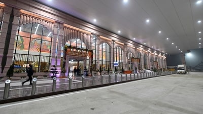 The Maharshi Valmiki International Airport in Ayodhya. (HT Photo/Deepak Gupta) The Maharshi Valmiki International Airport in Ayodhya. (HT Photo/Deepak Gupta)