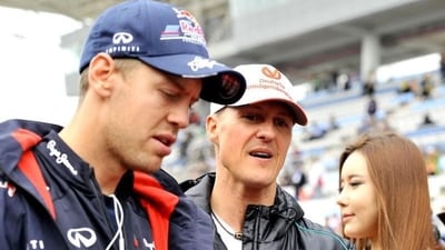 Sebastian Vettel spoke about Michael Schumacher. Sebastian Vettel spoke about Michael Schumacher.