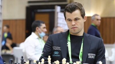 File photo of Magnus Carlsen (PTI) File photo of Magnus Carlsen (PTI)