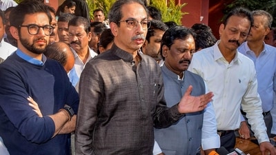 Uddhav Thackeray on Saturday commented on not being invited to Ram Temple inauguration event on January 22. (PTI) Uddhav Thackeray on Saturday commented on not being invited to Ram Temple inauguration event on January 22. (PTI)