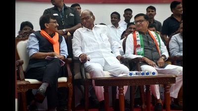 Though the march was announced more than a week ago, it began after Deputy Chief Minister Ajit Pawar publicly said that he would defeat the sitting NCP MP from Shirur in the 2024 Lok Sabha election. (HT PHOTO)