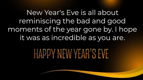 New Year's Eve is the last day of the year. (HT Photo)