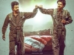 Actor Vijay in the first look poster of the film.