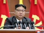 North Korean leader Kim Jong Un speaking at the 9th Plenary Session of the 8th Central Committee of the Workers' Party of Korea (WPK) at the Party's Central Committee headquarters building in Pyongyang. North Korean leader Kim Jong Un speaking at the 9th Plenary Session of the 8th Central Committee of the Workers' Party of Korea (WPK) at the Party's Central Committee headquarters building in Pyongyang.