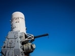 FILE - A 20mm Phalanx CIWS weapons defense cannon is mounted on the U.S. Navy destroyer USS Gravely on March 14, 2023. The U.S. military said Sunday Dec. 31, 2023 it shot down two anti-ship ballistic missiles fired toward a container ship by Yemen’s Houthi rebels in the Red Sea. A contract-embarked security team on the ship returned fire, the central command said. U.S. helicopters from the USS Dwight D. Eisenhower aircraft carrier and GRAVELY responded to the distress call and while issuing verbal warnings to the attackers, the small boat crews opened fire on the helicopters using small arms, the statement said.