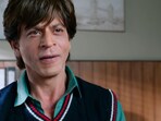 Shah Rukh Khan in a still from Dunki. Shah Rukh Khan in a still from Dunki.