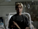 BTS member V in the new music video for his solo song Rainy Days. BTS member V in the new music video for his solo song Rainy Days.