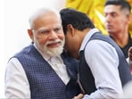 During an emotional moment, Prime Minister Modi embraces ISRO Chairman S. Somanath following the successful touchdown of Chandrayaan-3. &nbsp;India made history on August 23 as the Chandrayaan-3 lander, named 'Vikram,' successfully landed on the previously unexplored lunar South Pole after a 40-day journey into space, establishing the country as the first to achieve this remarkable feat. PM Modi hailed the Chandrayaan-3 mission and said, 