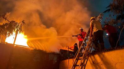 According to officials, a fire broke out at around 12:30 am on Sunday on the eleventh floor of the building, where workers were sleeping at the time of the incident. (HT PHOTO) According to officials, a fire broke out at around 12:30 am on Sunday on the eleventh floor of the building, where workers were sleeping at the time of the incident. (HT PHOTO)