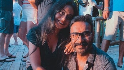 Ajay Devgn reminisces about holiday moments with daughter Nysa and family in throwback pictures. Ajay Devgn reminisces about holiday moments with daughter Nysa and family in throwback pictures.