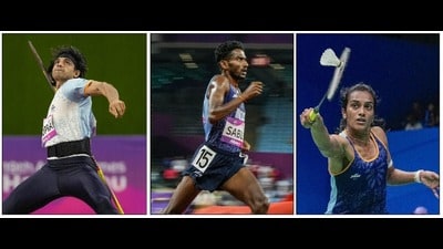 Javelin thrower Neeraj Chopra, steeplechase runner Avinash Sable and badminton ace PV Sindhu will likely lead the charge at the Olympics. (PTI) Javelin thrower Neeraj Chopra, steeplechase runner Avinash Sable and badminton ace PV Sindhu will likely lead the charge at the Olympics. (PTI)