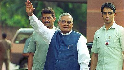 On Christmas, India remembered former prime minister Atal Bihari Vajpayee at the beginning of his centenary year. (HT File) On Christmas, India remembered former prime minister Atal Bihari Vajpayee at the beginning of his centenary year. (HT File)