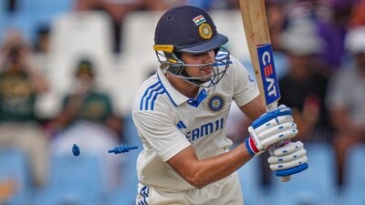 Shubman Gill being bowled out by South Africa's bowler Marco Jansen during the third day of the first Test cricket match between India and South Africa (PTI) Shubman Gill being bowled out by South Africa's bowler Marco Jansen during the third day of the first Test cricket match between India and South Africa (PTI)