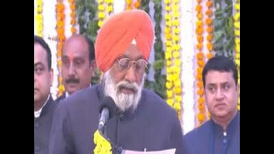 Surendra Pal Singh TT took oath as a minister in Rajasthan on Saturday. (File) Surendra Pal Singh TT took oath as a minister in Rajasthan on Saturday. (File)