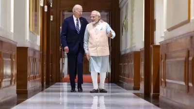 PM Modi hosted US President Joe Biden at 7, Lok Kalyan Marg. Biden arrived in India to take part in the G20 Summit held in September. PM appreciated Biden’s vision and commitment to bilateral relations. The leaders exchanged views on regional and global issues. (narendramodi.in) PM Modi hosted US President Joe Biden at 7, Lok Kalyan Marg. Biden arrived in India to take part in the G20 Summit held in September. PM appreciated Biden’s vision and commitment to bilateral relations. The leaders exchanged views on regional and global issues. (narendramodi.in)