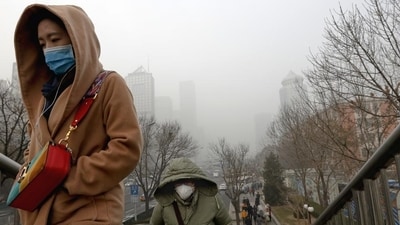 The impact of smog extends to various aspects of our health, affecting our lungs, heart, and brain. Prolonged exposure to air pollution in the form of smog can lead to respiratory issues such as asthma and chronic obstructive pulmonary disease (COPD). "Individuals experiencing the effects of smog filled air may observe increased coughing, breathing difficulties, wheezing, irritation in the nose and throat, discomfort while breathing, heightened breathlessness during outdoor activities, exacerbated lung symptoms, frequent asthma attacks, or more frequent use of reliever inhalers for COPD flare-ups," says Dr Manchanda. (AP PHOTO) The impact of smog extends to various aspects of our health, affecting our lungs, heart, and brain. Prolonged exposure to air pollution in the form of smog can lead to respiratory issues such as asthma and chronic obstructive pulmonary disease (COPD). "Individuals experiencing the effects of smog filled air may observe increased coughing, breathing difficulties, wheezing, irritation in the nose and throat, discomfort while breathing, heightened breathlessness during outdoor activities, exacerbated lung symptoms, frequent asthma attacks, or more frequent use of reliever inhalers for COPD flare-ups," says Dr Manchanda. (AP PHOTO)