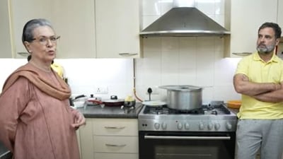 Rahul Gandhi, Sonia Gandhi making marmalade in a video shared by Rahul's YouTube channel on Sunday.